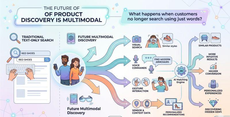 The Future of Product Discovery Is Multimodal: What happens when customers no longer search using just words?